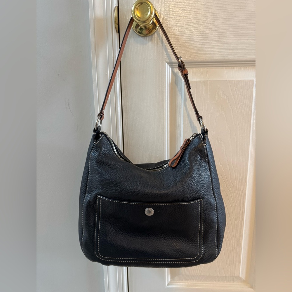 NWOT - Coach Black Leather Shoulder Bag